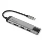 Verbatim 49141 Laptop-Dock/Port-Replikator USB 3.2 Gen 1 (3.1 Gen 1) Typ-C Schwarz, Silber