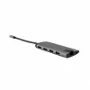 Verbatim 49142 Laptop Dock/Port-Replikator USB 3.2 Gen 1 (3.1 Gen 1) Typ-C Schwarz, Silber