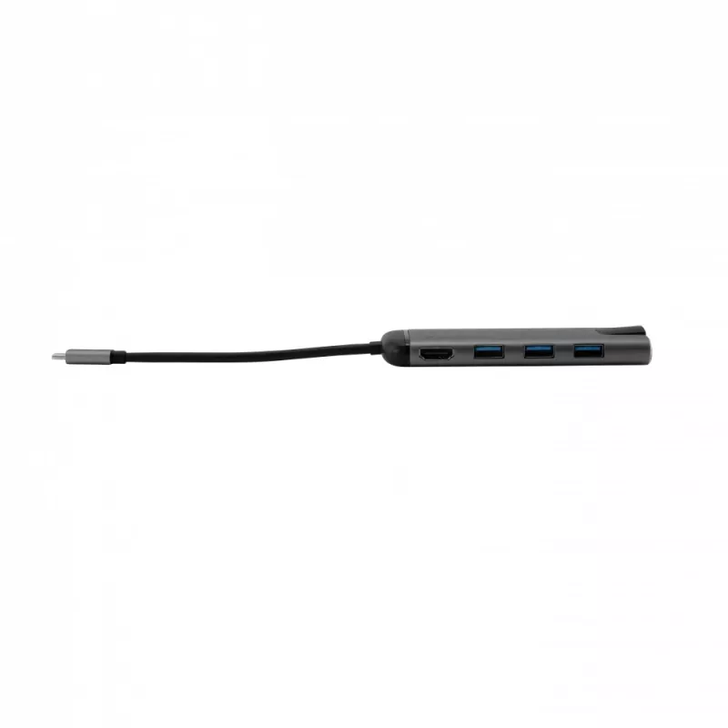 Verbatim 49142 Laptop Dock/Port-Replikator USB 3.2 Gen 1 (3.1 Gen 1) Typ-C Schwarz, Silber