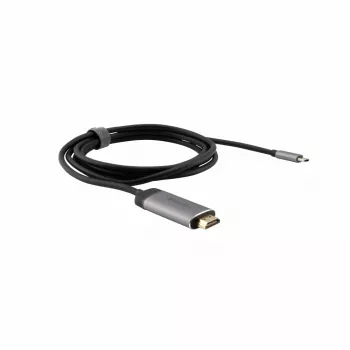 Verbatim 49144 Videokabel-Adapter 1,5 m USB Type-C HDMI Schwarz, Silber