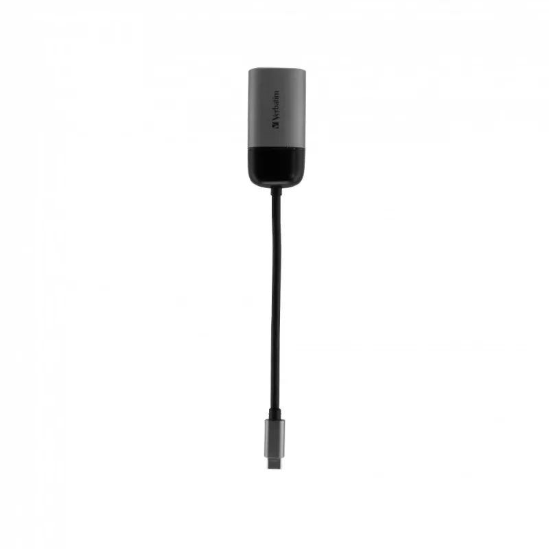 Verbatim 49145 Videokabel-Adapter 0,01 m USB Type-C VGA (D-Sub) Schwarz, Silber