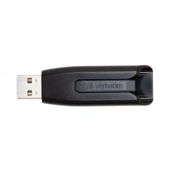 Verbatim V3 - USB 3.0 Drive 256 GB - Schwarz, 256 GB, USB Typ-A, 3.2 Gen 1 (3.1 Gen 1), Slide, 10 g, Schwarz