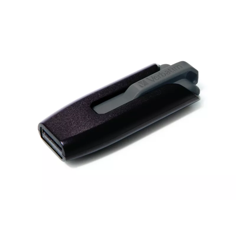 Verbatim V3 - USB 3.0 Drive 256 GB - Schwarz, 256 GB, USB Typ-A, 3.2 Gen 1 (3.1 Gen 1), Slide, 10 g, Schwarz