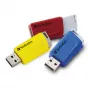 Verbatim Store 'n' Click - USB 2.0 Drive 3.2 GEN1 - 3x16 GB - Rot/Blau/Gelb