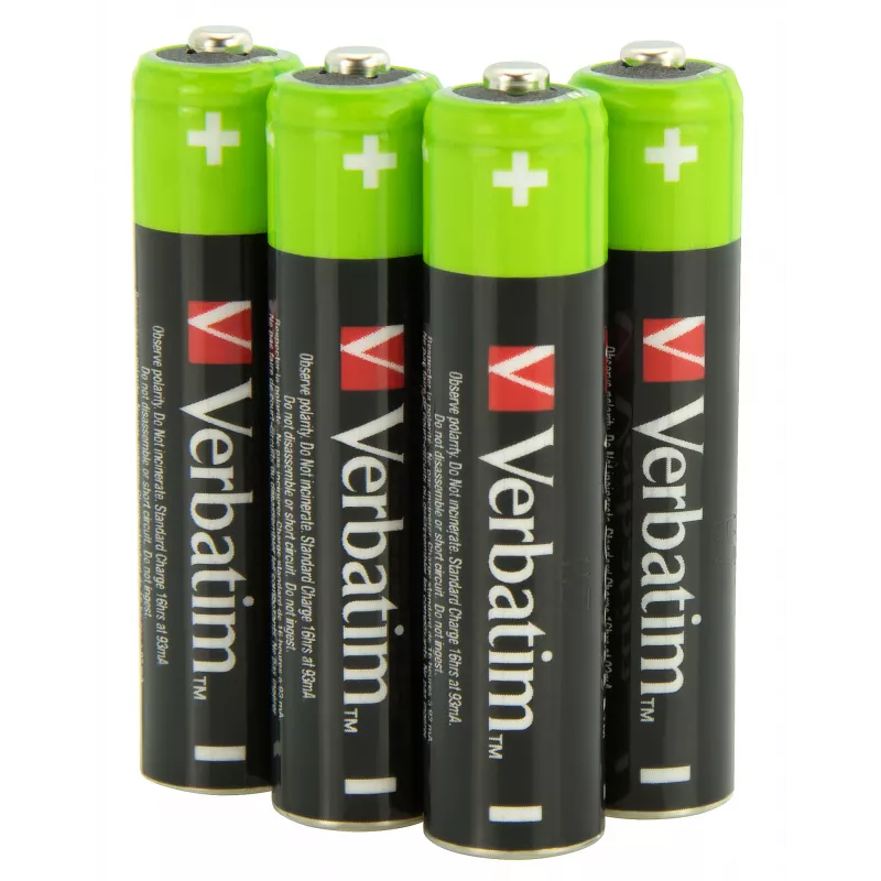 Verbatim 49514 Haushaltsbatterie Wiederaufladbare Batterie AAA Nickel-Metallhydrid (NiMH)