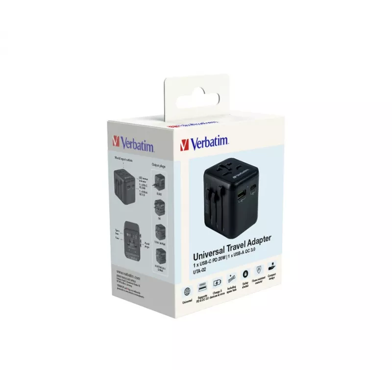 Verbatim 49544 Netzadapter Universal Schwarz