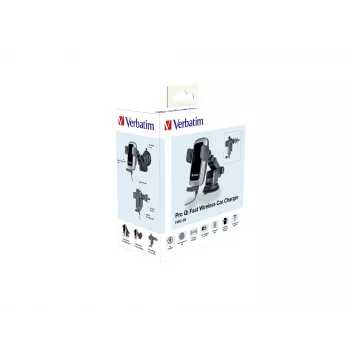 Verbatim FWC-03 Pro Qi Fast Wireless Autoladegerät retail Schwarz