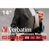 Verbatim 49591 Computermonitor 35,6 cm (14 Zoll) 1920 x 1080 Pixel Full HD LCD Touchscreen Schwarz