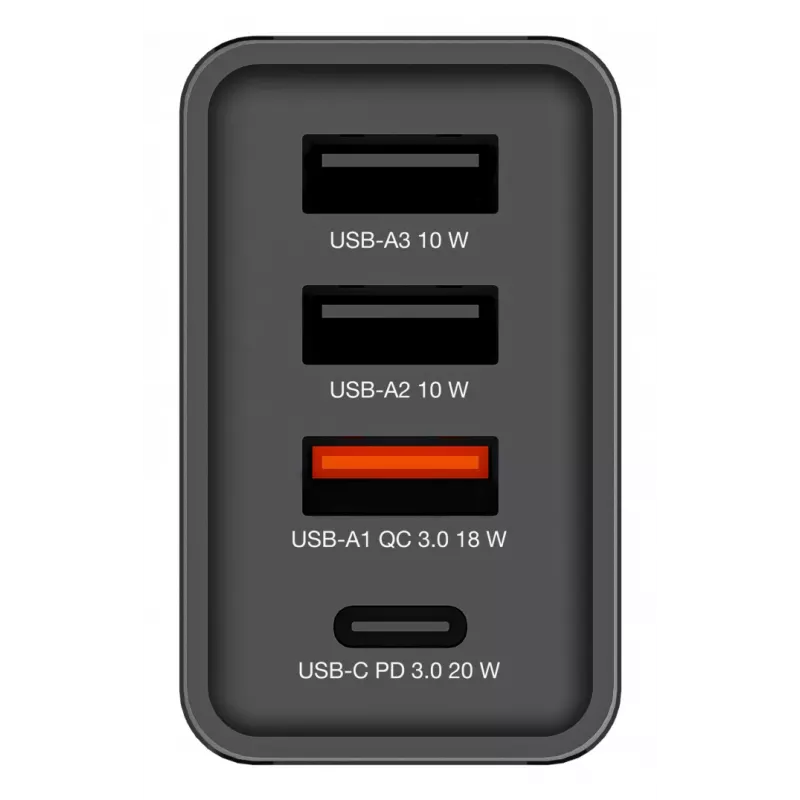 Verbatim 49700 mobiles Ladegerät Universal Schwarz AC Schnellladung Innenbereich