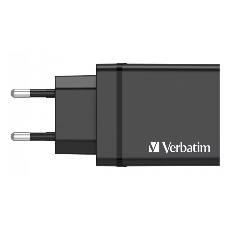 Verbatim 49700 mobiles Ladegerät Universal Schwarz AC Schnellladung Innenbereich