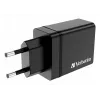 Verbatim 49700 mobiles Ladegerät Universal Schwarz AC Schnellladung Innenbereich
