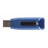 Verbatim V3 MAX - USB 3.0-Laufwerk 64 GB - Blau, 64 GB, USB Typ-A, 3.2 Gen 1 (3.1 Gen 1), Slide, 10 g, Blau