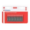 Verbatim AAA Alkaline-Batterien, 1,5V, 10 Stück Verbatim schwarz / V49874