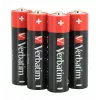 Verbatim AA Alkaline-Batterien, Einwegbatterie, AA, Alkaline, 1,5 V, 10 Stück, Schwarz, Rot