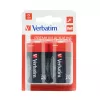 Verbatim D Alkaline-Batterien, Einwegbatterie, Alkaline, 1,5 V, 2 Stück, Mehrfarbig, 34,2 mm