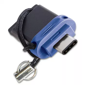 Verbatim Dual - USB 3.0-Laufwerk 64 GB - USB-C / USB-A - Blau