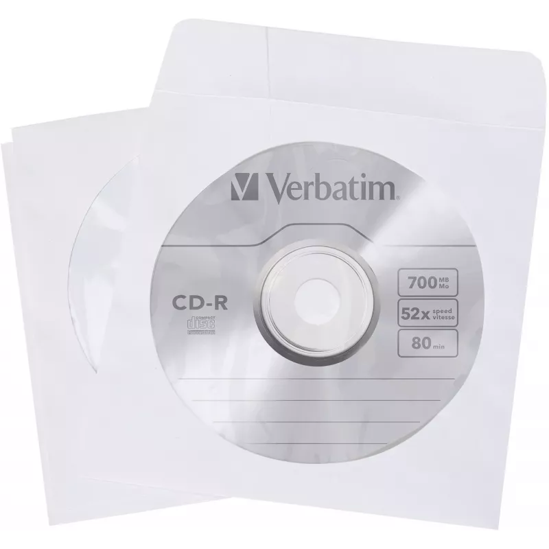 Verbatim CD-Hüllen (Papier) 100er-Pack
