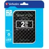 Verbatim Store 'n' Go USB 3.0 Festplatte 2TB Schwarz, 2 TB, 3.2 Gen 1 (3.1 Gen 1), 5400 U/min, Schwarz