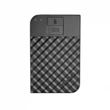 Verbatim Fingerprint Secure Portable Hard Drive 2TB, 2 TB, 3.2 Gen 1 (3.1 Gen 1), Schwarz