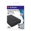 Verbatim Fingerprint Secure Portable Hard Drive 2TB, 2 TB, 3.2 Gen 1 (3.1 Gen 1), Schwarz