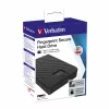 Verbatim Fingerprint Secure Portable Hard Drive 2TB, 2 TB, 3.2 Gen 1 (3.1 Gen 1), Schwarz