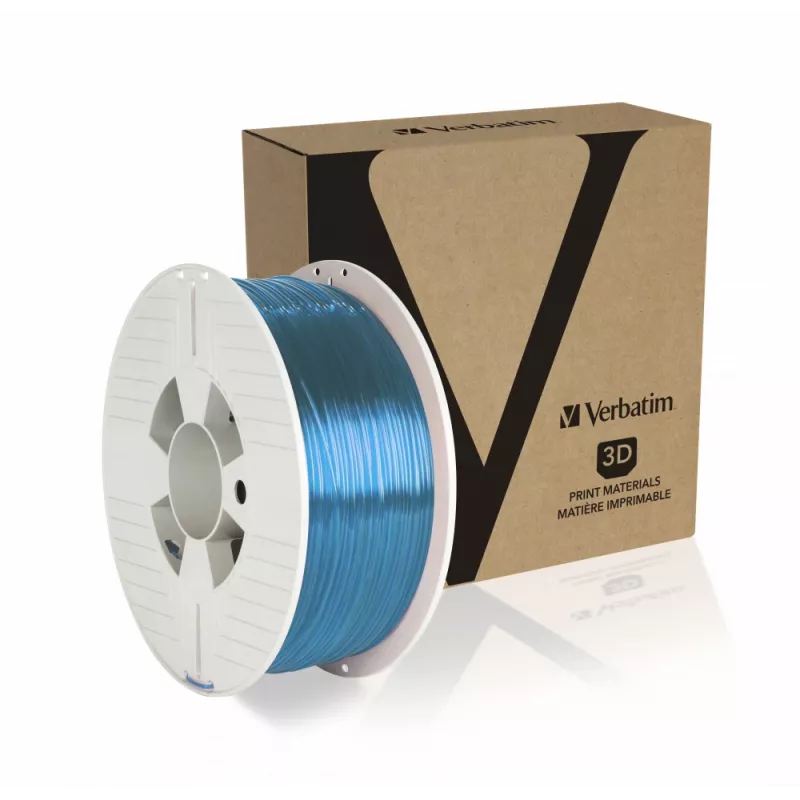 Verbatim 55056 3D-Druckmaterial Polyethylenterephthalatglykol (PETG) Blau, Transparent 1 kg