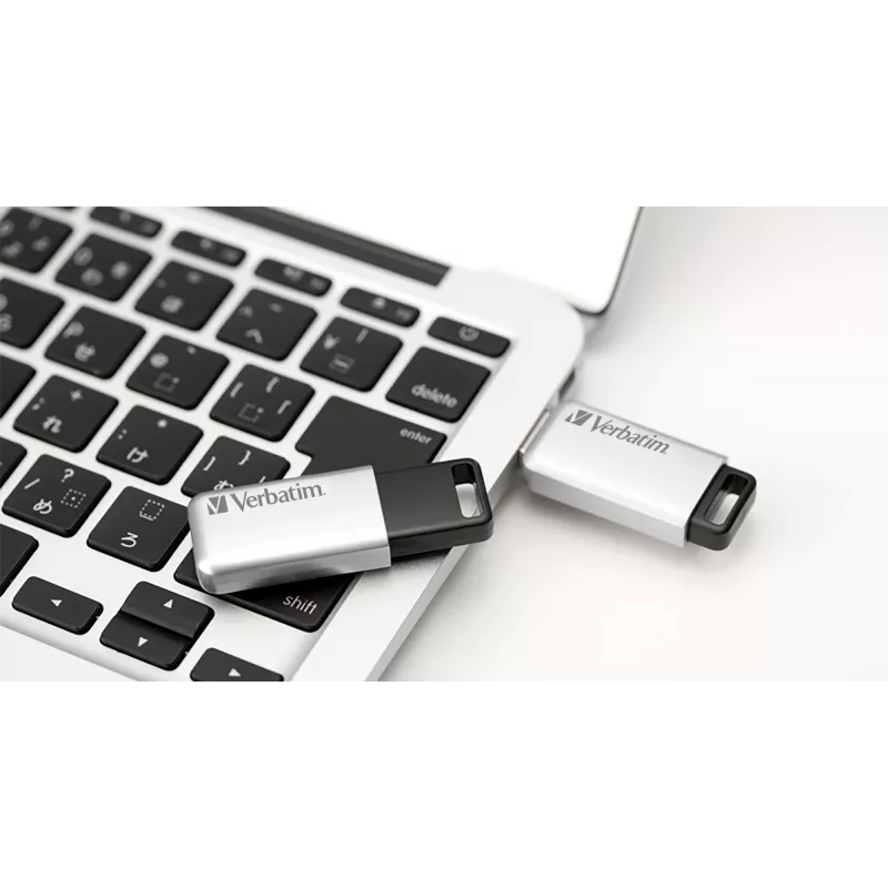 Verbatim Secure Pro - USB 3.0 Drive 64 GB - Silber