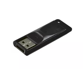 Verbatim Slider - USB-Stick 16 GB - Schwarz, 16 GB, USB Typ-A, 2.0, 10 MB/s, Slide, Schwarz