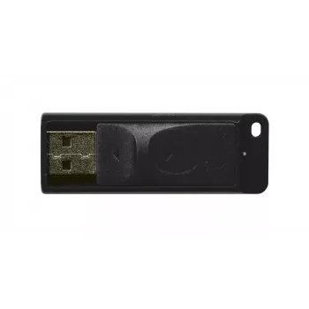 Verbatim Slider - USB-Stick 64 GB - Schwarz, 64 GB, USB Typ-A, 2.0, 10 MB/s, Slide, Schwarz