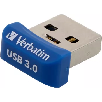 Verbatim Store 'n' Stay NANO - USB 3.0-Laufwerk 32 GB - Blau, 32 GB, USB Typ-A, 3.2 Gen 1 (3.1 Gen 1), Kappe, 3 g, Blau