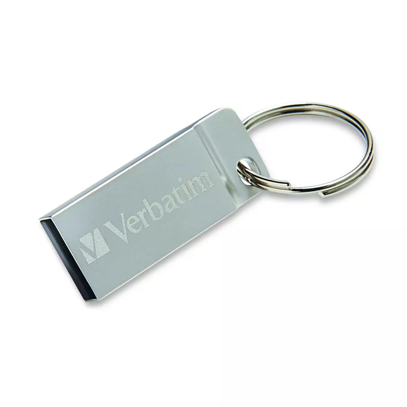USB-Stick VERBATIM Metal Executive 16 GB, USB 2.0 Type-A, silber, kappenlos
