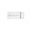 USB-Stick VERBATIM Metal Executive 16 GB, USB 2.0 Type-A, silber, kappenlos