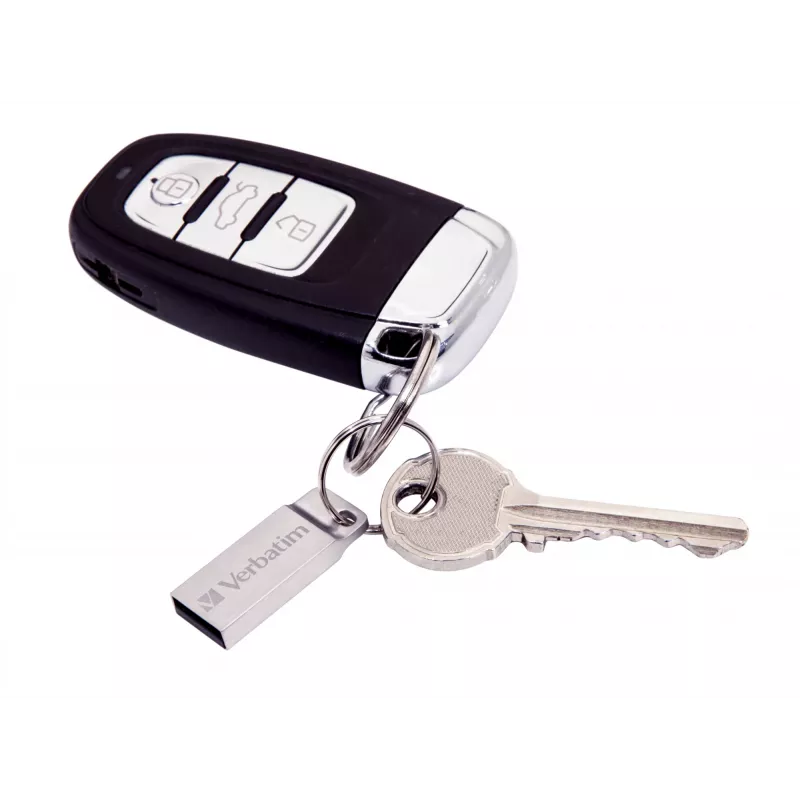 Verbatim Metal Executive - USB Drive 32 GB - Silver, 32 GB, USB Type-A, 2.0, Capless, 3.6 g, Silver