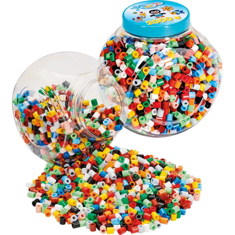 Hama 00008589 Perlen Röhrchenperle Mehrfarbig 2000 Stk.