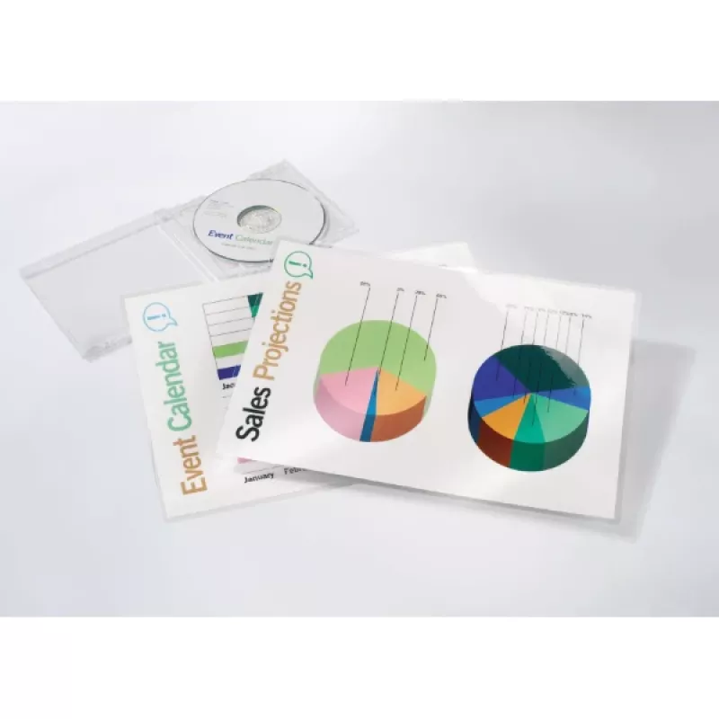 GBC Laminierfolien A6 125 Micron, glänzend, transparent, A6, 216 mm, 303 mm, 0,125 mm