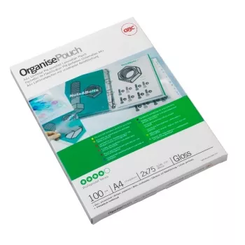 GBC Laminierfolie A4+ vorgelocht 125 Micron, glänzend, A4 Maxi, 228 mm, 0,25 mm, 303 mm, 100 Stk.