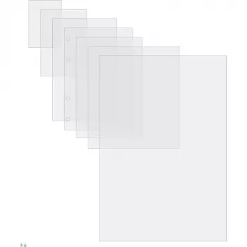 GBC Laminierfolien A2 125 Mikron, glänzend, transparent, A2, 50 Stück, 459 mm, 625 mm