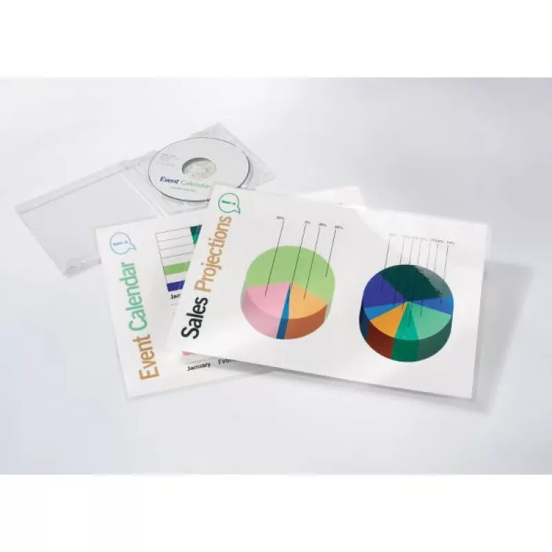 GBC Laminierfolien A3 75 Mikron, glänzend, transparent, A3, 303 mm, 0,15 mm, 426 mm