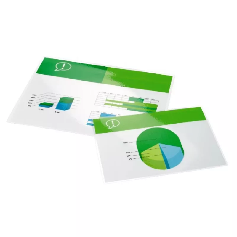GBC Laminierfolien A4 75 Mikron, glänzend, transparent, A4, 248 mm, 333 mm, 1 mm