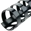 GBC CombBind Bindekämme 19mm A4 21R, Schwarz, 180 Blatt, Polyvinylchlorid (PVC), A4, 1,9 cm, 990 g