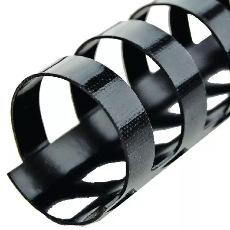 GBC CombBind Bindekämme 19mm A4 21R, Schwarz, 180 Blatt, Polyvinylchlorid (PVC), A4, 1,9 cm, 990 g