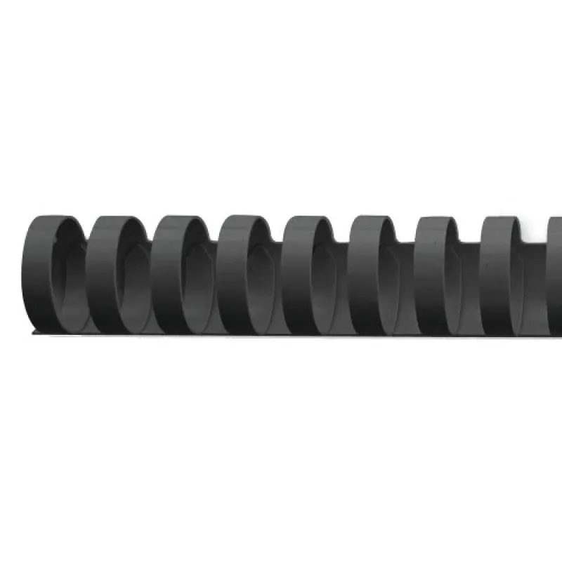 GBC CombBind Bindekämme 19mm A4 21R, Schwarz, 180 Blatt, Polyvinylchlorid (PVC), A4, 1,9 cm, 990 g