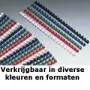 GBC CombBind Binderücken 16 mm A4 21 R, Rot, 145 Blatt, Polyvinylchlorid (PVC), A4, 100 Stück