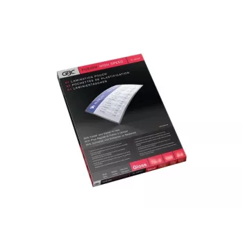 GBC Laminierfolie A4 High Speed 100 Mikron, Glänzend, Transparent, A4, 0,2 mm, 216 mm, 303 mm