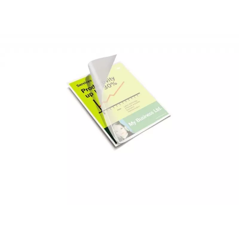 GBC Laminierfolie A4 High Speed 100 Mikron, Glänzend, Transparent, A4, 0,2 mm, 216 mm, 303 mm