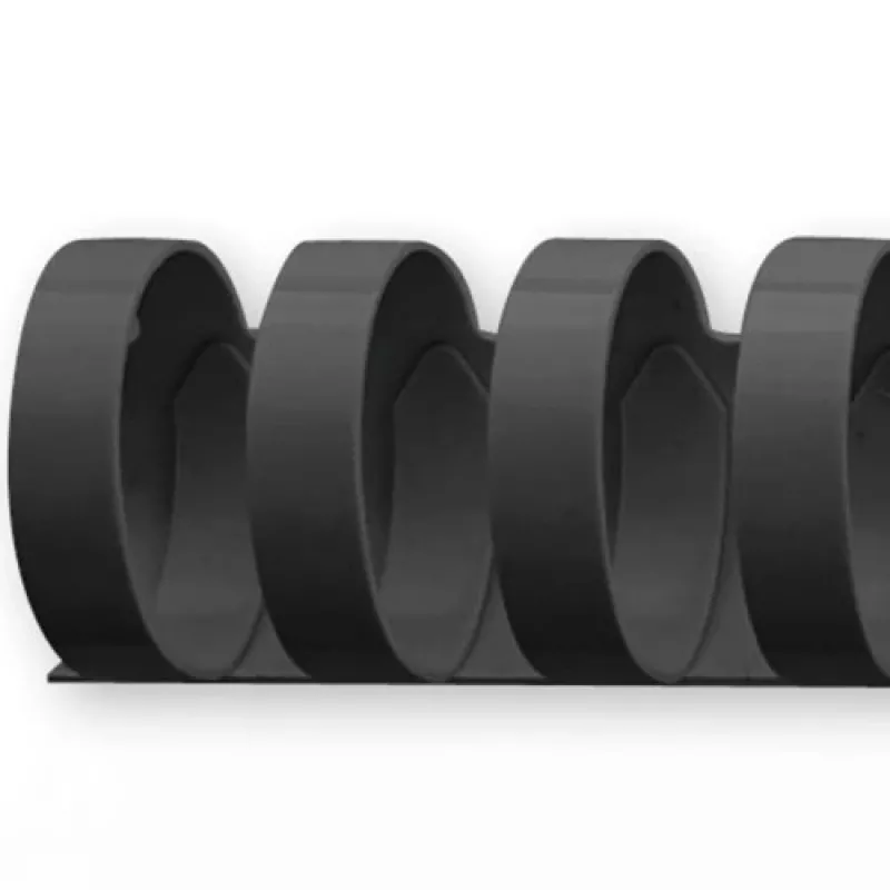 GBC CombBind Binderücken 25 mm A4 21R, Schwarz, 240 Blatt, Polyvinylchlorid (PVC), A4, 2,5 cm, 236 mm