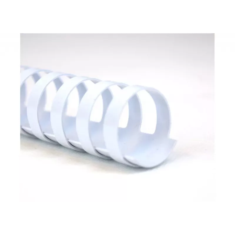 GBC CombBind Binderücken 6 mm A4 21R, Weiß, 25 Blatt, Polyvinylchlorid (PVC), A4, 6 mm, 78 mm