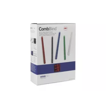 GBC CombBind Binderücken 51 mm A4 21R, Weiß, 500 Blatt, Polyvinylchlorid (PVC), A4, 5,1 cm, 1,23 kg