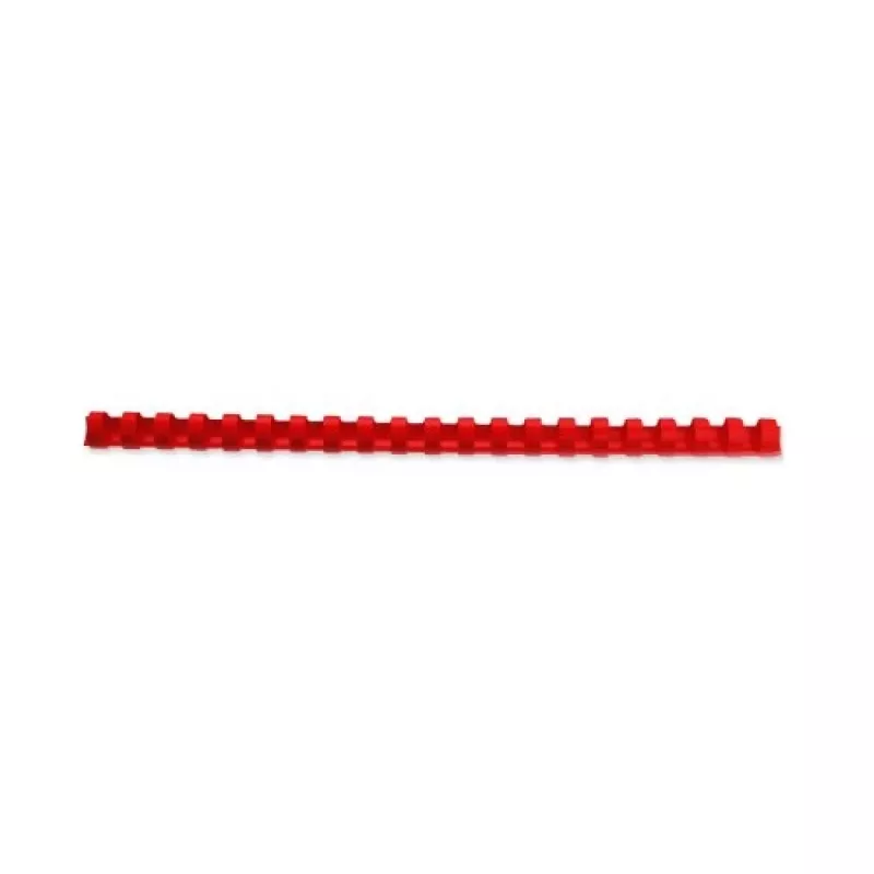 GBC CombBind Binderücken 10mm A4 21R, Rot, 65 Blatt, Polyvinylchlorid (PVC), A4, 100 Stk.