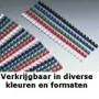 GBC CombBind Bindekämme 14 mm A4 21 Ringe, Rot, 125 Blatt, Polyvinylchlorid (PVC), A4, 100 Stk.